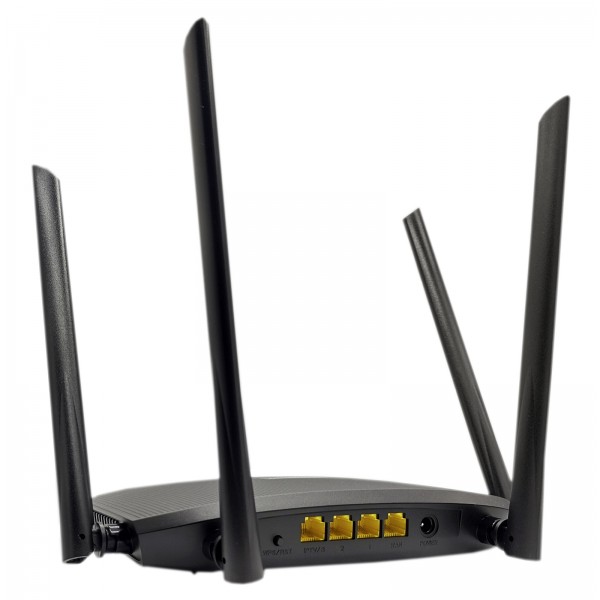 Router Hikvision DS-3WR12C / Dual Band / 10/100  / AC 12001Mbps /  2.4 GHz 300 Mbps / 5 GHz  867 Mbps