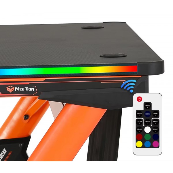 Mesa Gaming Meetion MT-DSK20 /RBG /1100*660*750mm / Antideslizante