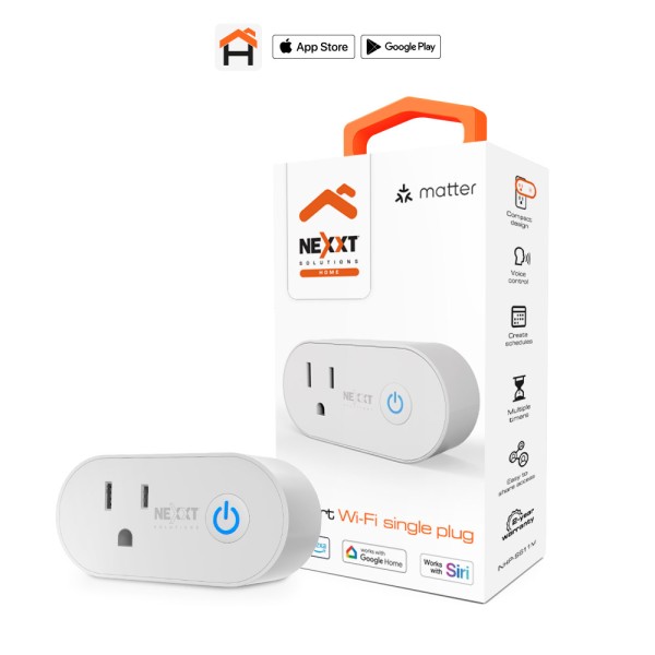 Nexxt Smart Wi-Fi Plug Toma Corriente In...