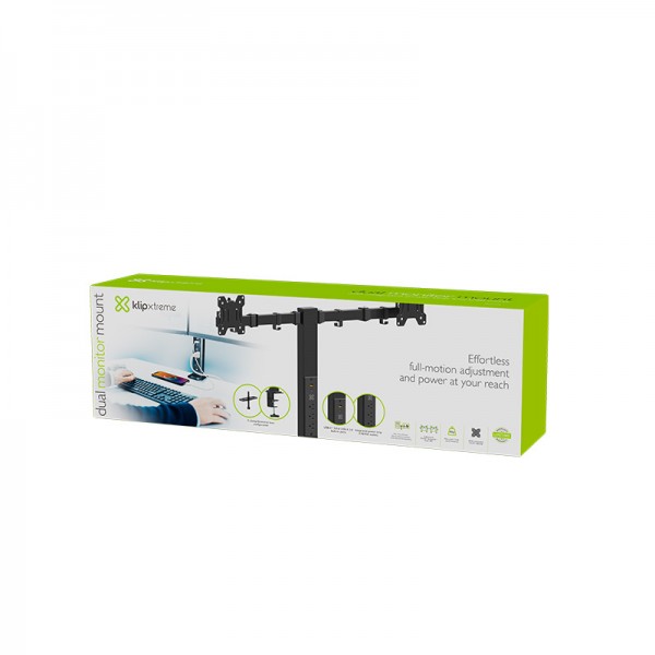 Soporte de Mesa KlipX KMM-510 para 2 Mon...
