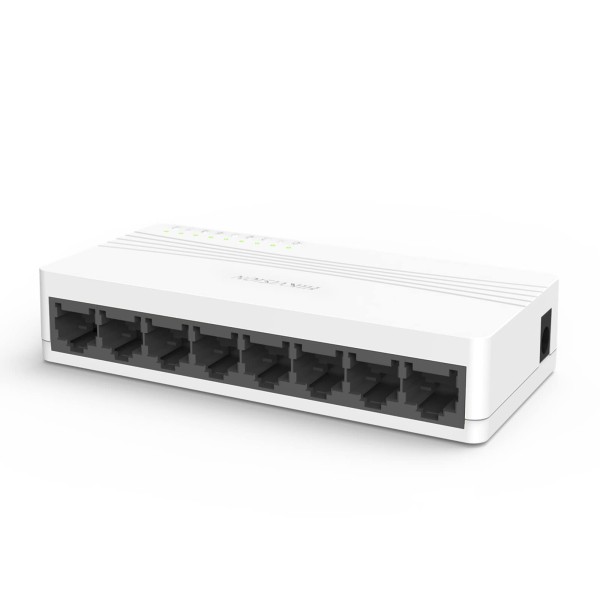 Switch Hikvision DS-3E0108D-O 8pt 10/100...