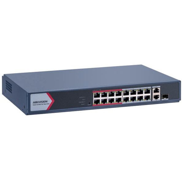 Switch Hikvision DS-3E1318P-EI/M / 10/10...
