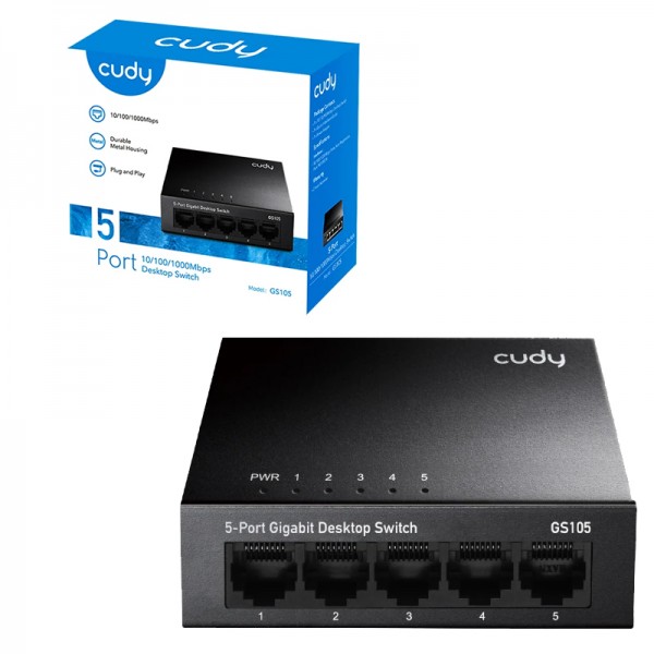 Switch Cudy GS105 5 Puertos 10/100/1000 ...