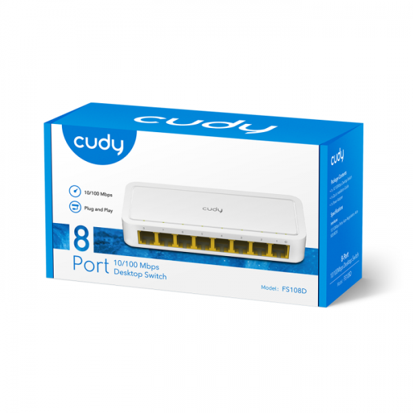 Switch Cudy FS108D10/100mbps 8 Pts