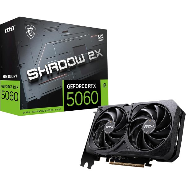 VIDEO MSI GEFORCE RTX 5060 8G SHADOW 2X ...