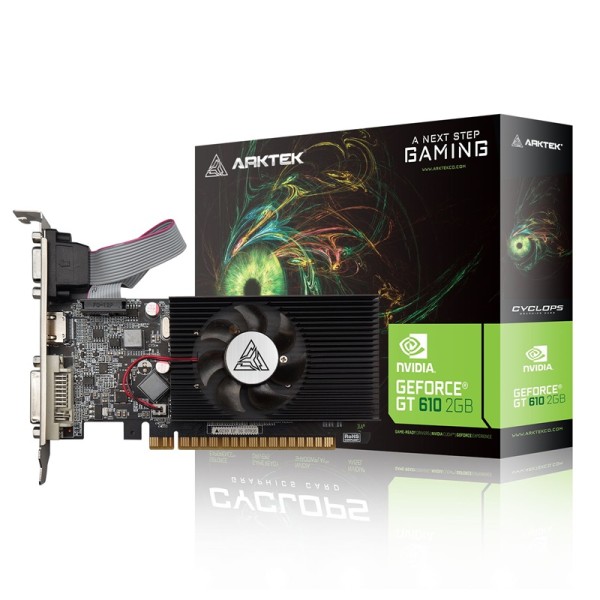 Video Arktek GT610 2GB DDR3 PCI-Ex 64bit