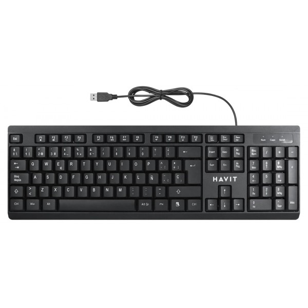Teclado Havit USB en Español / KB376-SP