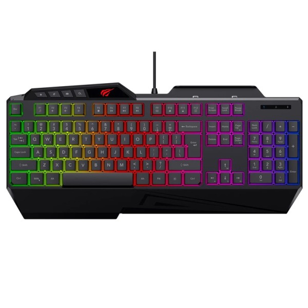 Teclado Gaming Havit KB488L-SP/ RGB / Es...