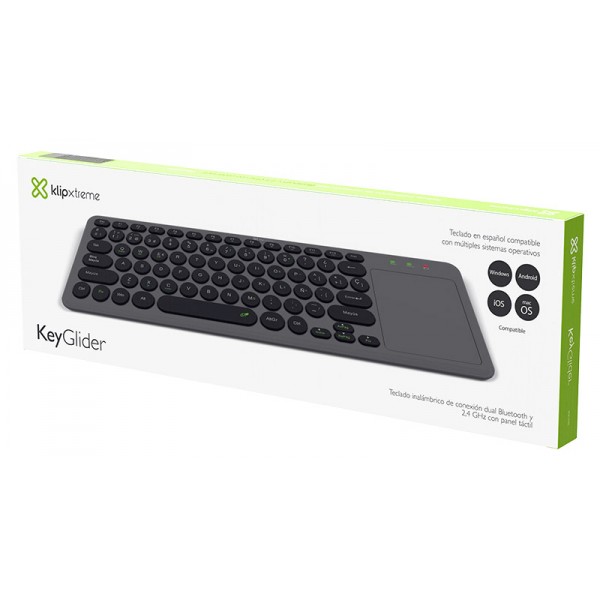 Teclado KlipX KeyGlider KCK-550S Inalamb...