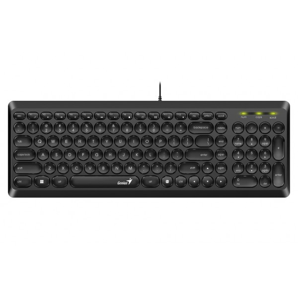 Teclado Genius SlimStar Q200  Conexion U...