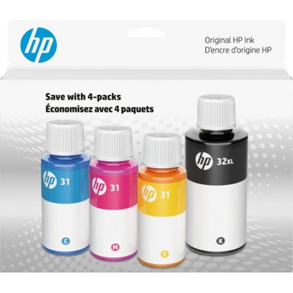 HP Pack Botellas de Tinta GT53 Black / G...