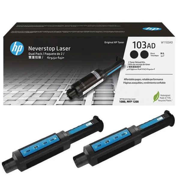 Toner HP Laser 103AD Negro W1103AD Kit D...