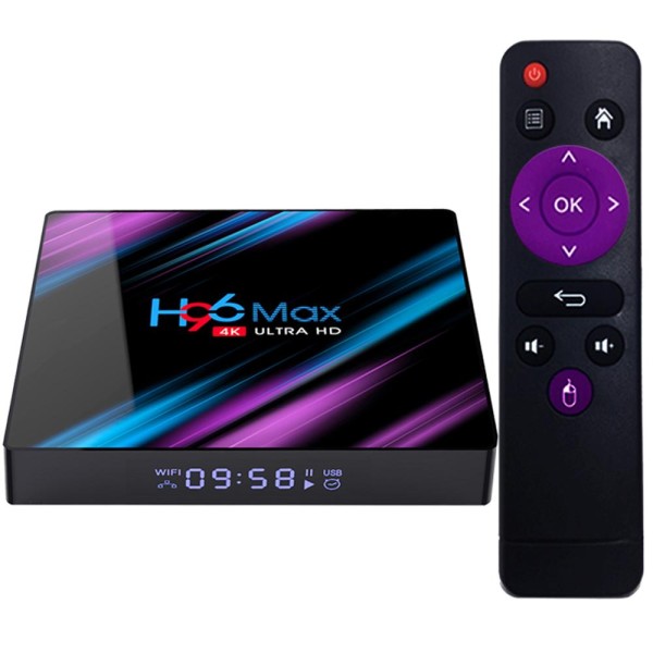 TV Box H96 Max Quad Core / 4GB DDR3/  Fl...