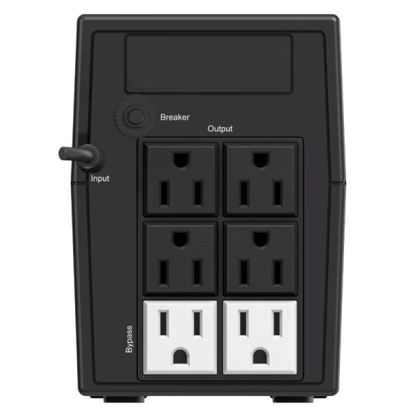 UPS Hikvision DS-UPS600-R-X / 600VA / 360W / 6 Salidas