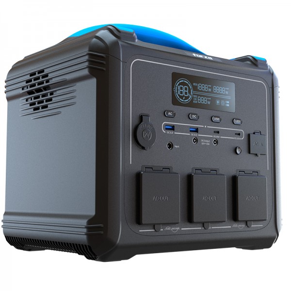 Forza Titan Series FPP-T1200  / Battery Backup / 1200  Watts  AC 110/120 V  2AC/6DC 3.75V LiMnFePO4